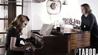 Stepsons New mistress Lacy Lennon Gets Intimidated By Dad