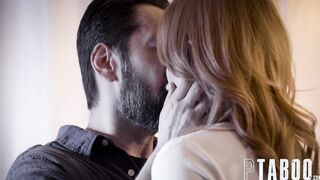 Stepsons New mistress Lacy Lennon Gets Intimidated By Dad