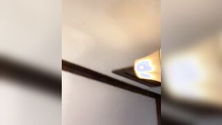 Ex on His Knees Fucking Me with a Glass Vibrator