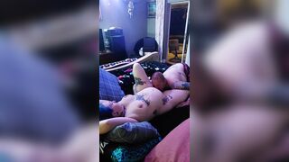 Daddy eating and having fun with my cunt then fucking me crazy hot