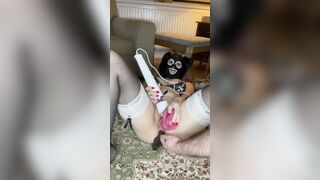 Masked Ex-Wife double penetration by stranger 