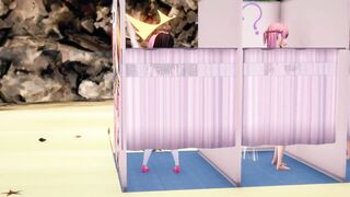 Paid shower room - Mystery Room - To Love Ru NTR - [MMD][BY-ま]