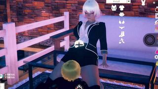 [Personality selfish and selfish] AI 〇 woman play sex tape (blond