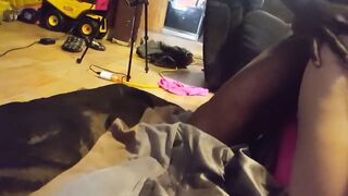 Plowed by bbcs while i suck Husbands penis as he films