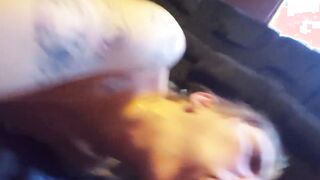 Plowed by bbcs while i suck Husbands penis as he films