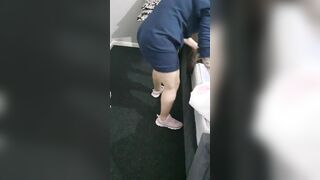 Stacked Step milf Gets Stuck Making step son Bed - banged from behind