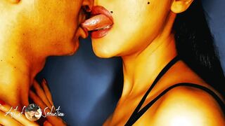 Deep Filthy Sexual Kiss with Tongue | Making Out Tips | Blow his Mind | French Kiss cougar #kiss #tongue