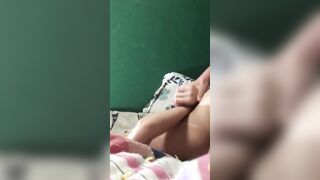 19 year older Hottie Dark Haired loves ride her fiancé’s penis
