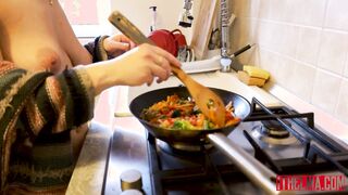 Nude cooking with Thelma episode one