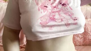 Big Titted chubby sluts teases you with her voluptuous melons