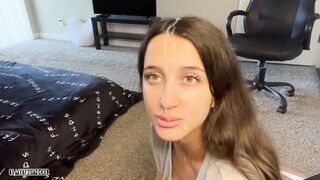 He cum on my face and sent to the backyard