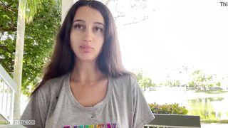 He cum on my face and sent to the backyard