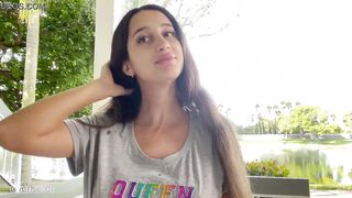 He cum on my face and sent to the backyard