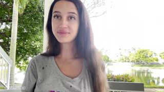 He cum on my face and sent to the backyard