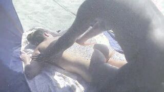 Caribbean Naked Beach Interracial Sex #3 - Im getting BANGED