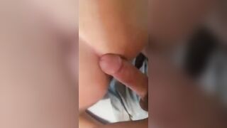 Fiance's 1st anal... cum watch me take that cock