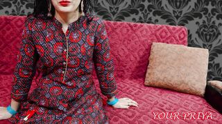 step-MILF Priya multiple squirts and ejaculate ovum while so rough nailed and blown with clear Hindi