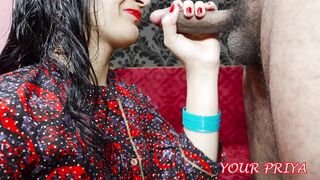 step-MILF Priya multiple squirts and ejaculate ovum while so rough nailed and blown with clear Hindi