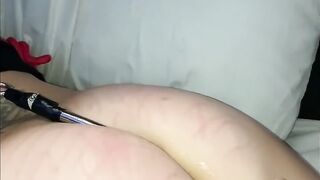 Tied with anal hook and rough whipping