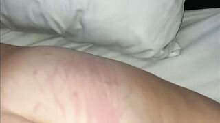 Tied with anal hook and rough whipping