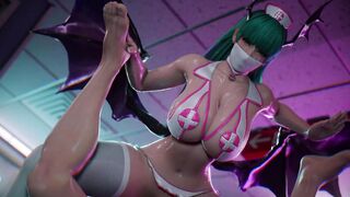 [DS Morrigan] My Cosplayer Lover Riding My Dick inside Hottest Japanese Nurse Outfit