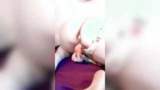 Having Fun with my TIGHT holes! New Anal Plug & Multiple Dildos = Multiple Orgasms