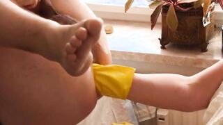 Female Domination fisting on the kitchen table - Trailer