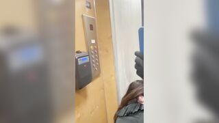Priscilla Salerno trova un fan inside ascensore e si fa inculare