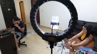 Slutty Colombian Samy Gomez Vlogger Fucks Stepbrother