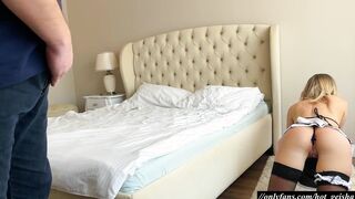 Long Booty eastern Maid Fucks Her New Boss #blowjob #fuck