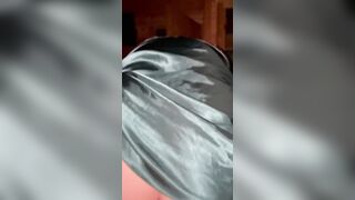 Relaxed night with HEAD, Fucking, and satin nightgown