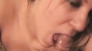 A Nice Oral Sex From Redheaded Amateur cougar Doing Crazy Hot