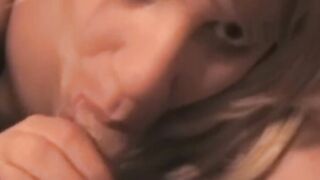 A Nice Oral Sex From Redheaded Amateur cougar Doing Crazy Hot