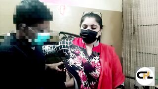 Lusti Pakistani Boss Having Fun his secretary's long titted