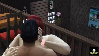 SimsL - CURVY MILF GET PLOWED by many at the night club
