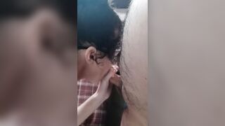Submissive wifey begs for penis and makes a mess when she has handsfree squirting orgasm on bed
