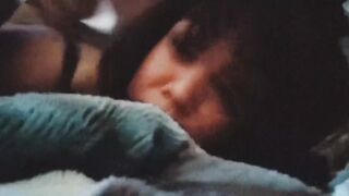 REAL HISPANIC AMATEUR ORGASM PRIVATE double penetration WITH CUCUMBER