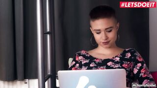 HORNYHOSTEL - Short Hair German Bombshell Gabi Gold Banged! By bbcs - LETSDOEIT