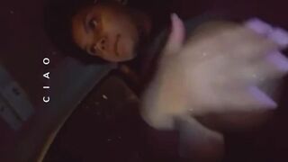 My long booty tits out while I’m driving