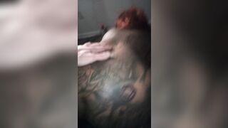Cum shot across her boobs after a thick penis banged! her