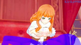 Mimosa Vermillion and I have deep sex inside my bed at home. - Ebony Clover Cartoon