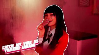 Mary Saotome lost the game and became Yumeko's pet for lust satisfaction - CUT version
