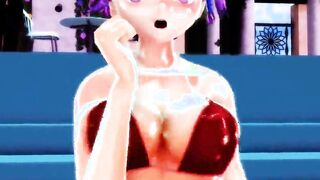 MMD Hannah Red Bikini Pt.two