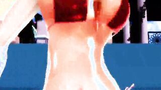 MMD Hannah Red Bikini Pt.two