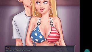 SUMMERTIME SAGA #90 • Massaging those humongous breasts is virgin