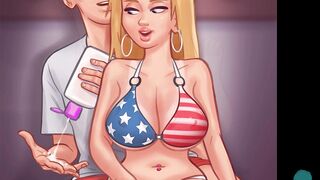 SUMMERTIME SAGA #90 • Massaging those humongous breasts is virgin