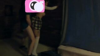 Daddys little skank Takes 1 of his friends penis and cum load like a Super Sexy cunt with mouth should.