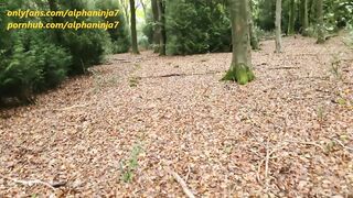 Cum to the Woods & Fucked Me Behind the Bush