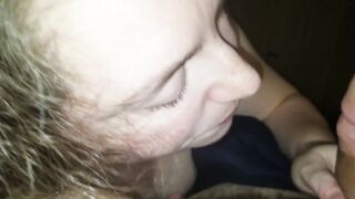 Fellatio ending with Goddess load into Maggie's mouth