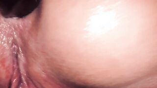 Used up milf takes plowed machine into booty while using wand on her clitoris